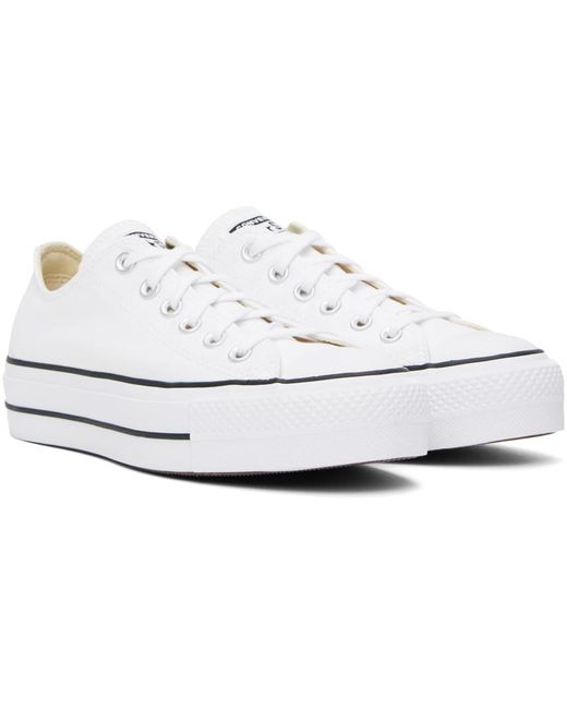 Converse Black Chuck Taylor All Star Lift Low Top Sneakers for men