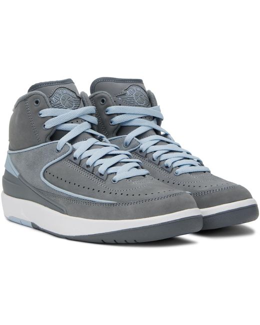 Nike Black Gray Air Jordan 2 Sneakers