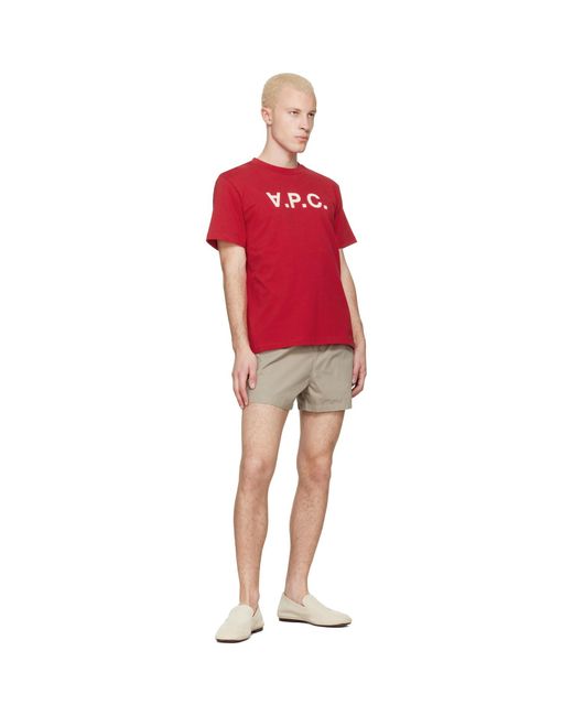A.P.C. Natural Axel Shorts for men