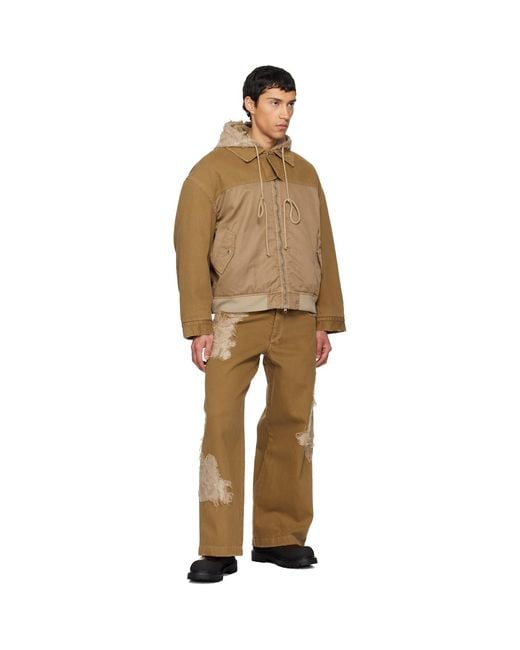 Song For The Mute Natural Tkl Edition Faded Denim Jacket for men
