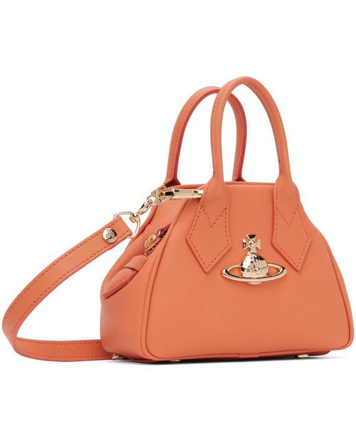 Vivienne Westwood Orange Mini Yasmine Bag