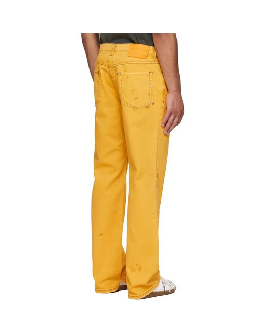 GALLERY DEPT. Yellow Marley Jeans for men