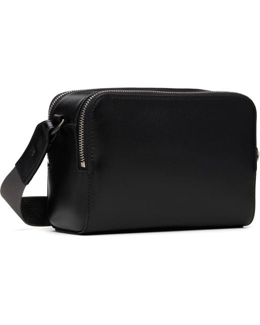 Burberry Black Pop Check Crossbody Bag for men