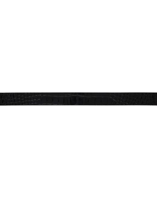 Vivienne Westwood Black Line Orb Buckle Belt