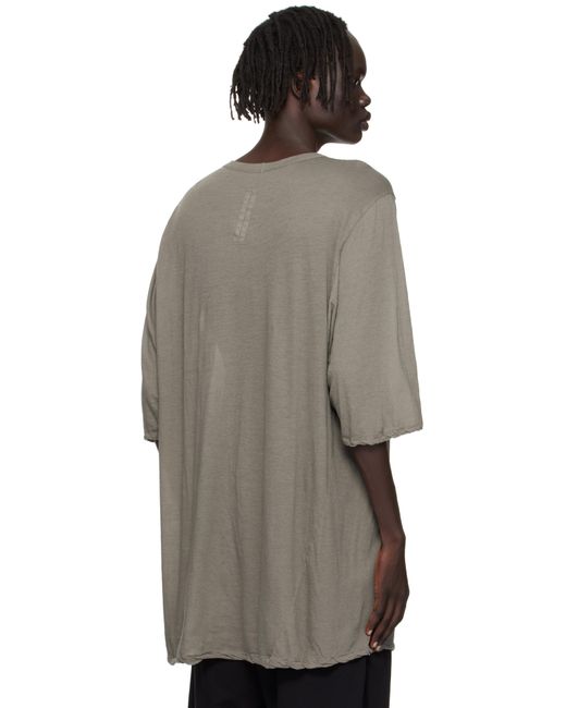 メンズ Rick Owens グレー Concordians Jumbo Tシャツ Multicolor