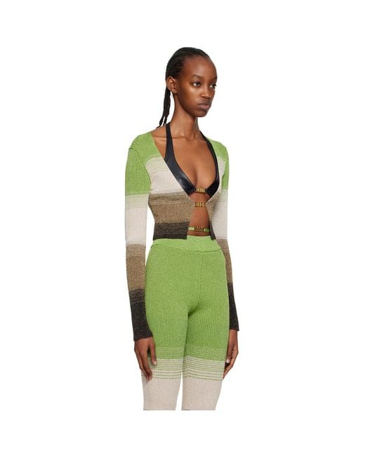 Gcds Green Degradé Cardigan