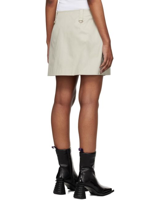 Eytys Multicolor Off-white Clove Miniskirt