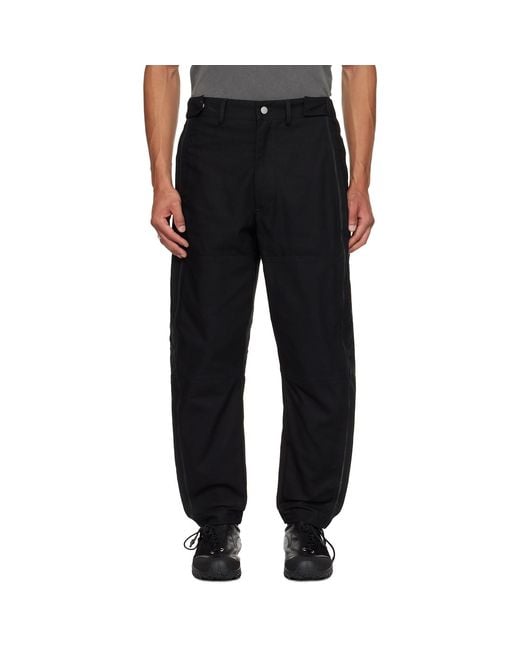 Mordecai Black Zipper Trousers for men