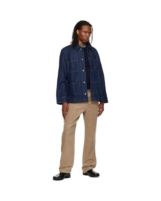 A.P.C. Blue Perec Denim Jacket for men