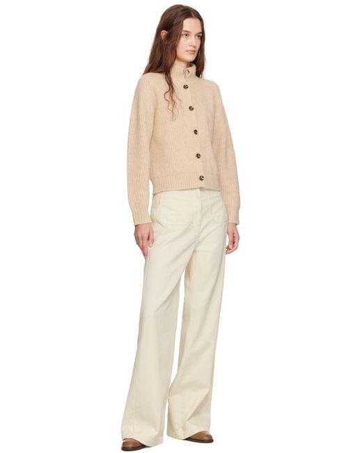 3.1 Phillip Lim Natural Double Closure Cardigan