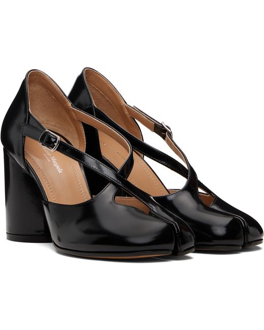 Maison Margiela Black Tabi Pump Heeled Sandals