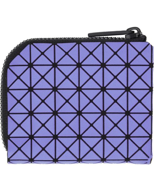 Bao Bao Issey Miyake Purple Blue Clam Wallet for men