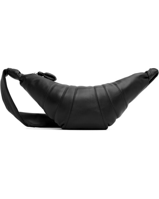 Lemaire Black Medium Croissant Bag