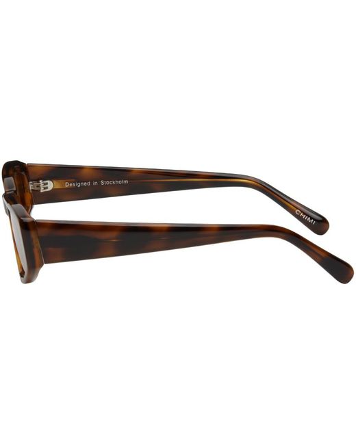Chimi Black Angular Sunglasses