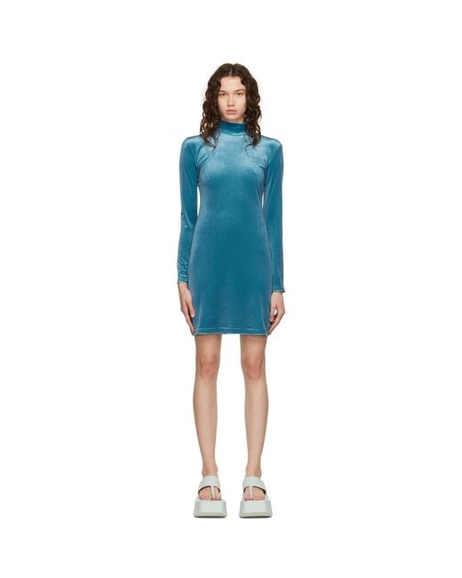ROKH Black Mask Mini Dress