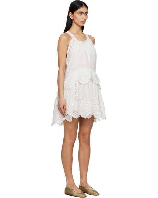 Sea Black Dahlia Tank Minidress