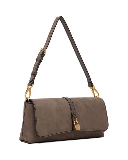 Stella McCartney Brown Taupe Ryder Pochette Shoulder Bag