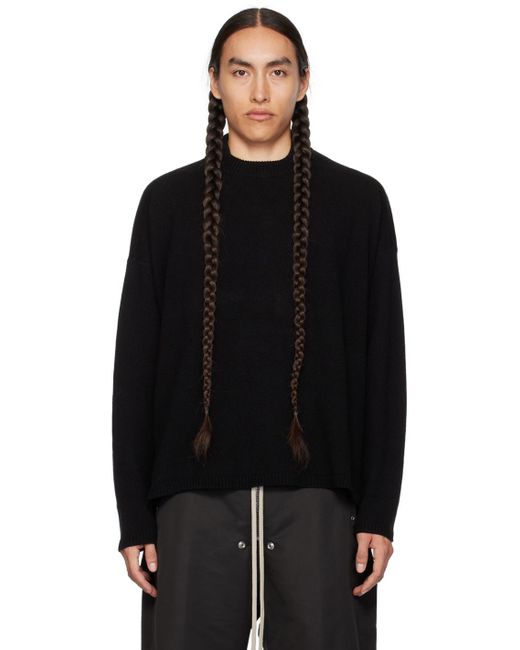 Rick Owens Black Tommy Lupetto Sweater for men