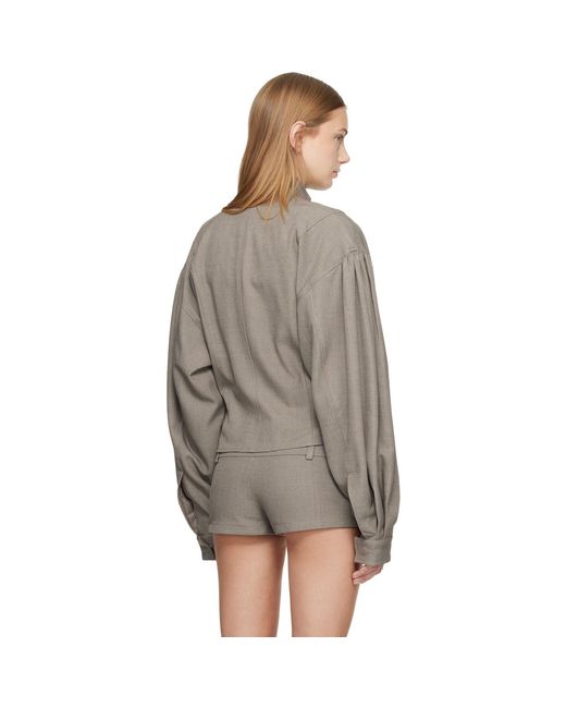 Belle Anna Brown Globo Jacket