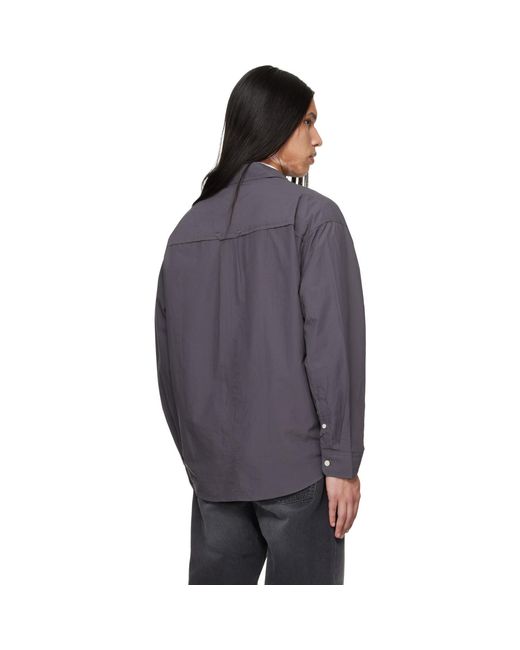 mfpen Blue Essay Shirt for men