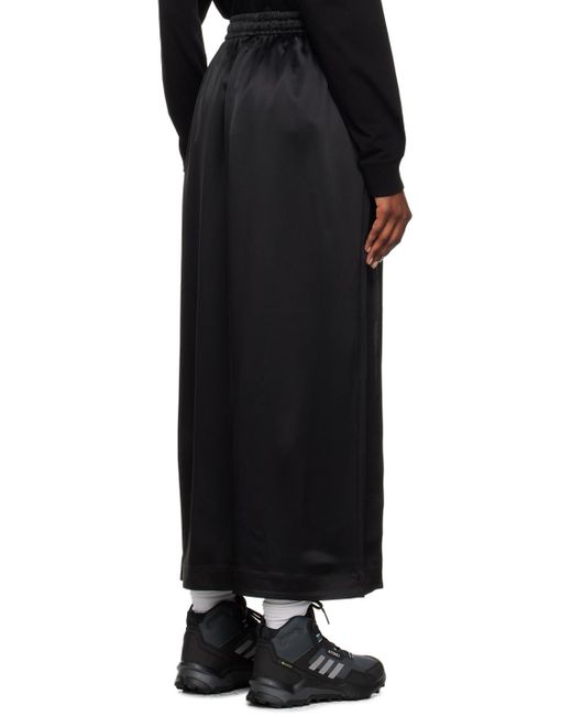 Y-3 Black Vented Midi Skirt