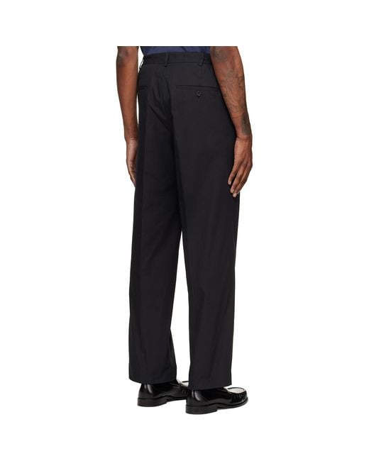 A.P.C. Black Dylan Trousers for men