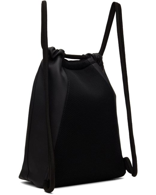 Maison Margiela Black Soft 5ac Drawstring Backpack for Men | Lyst