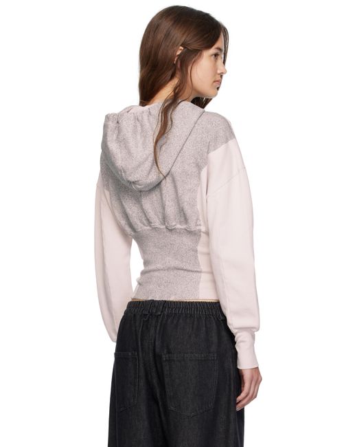 Eckhaus Latta Black Snatched Hoodie