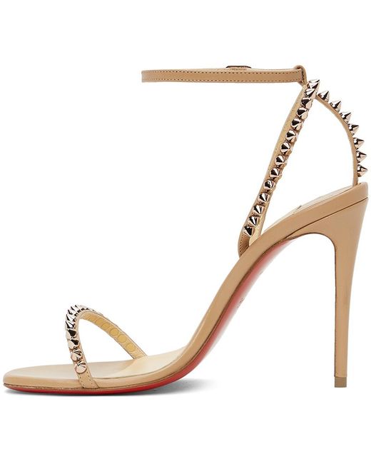 red bottom heels sandals