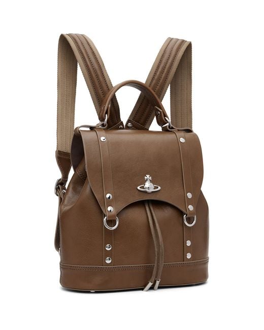Vivienne Westwood Brown Max Small Backpack
