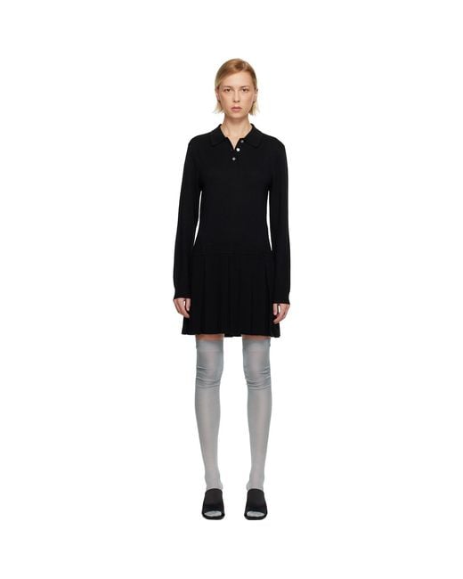 Sandy Liang Black Hague Minidress