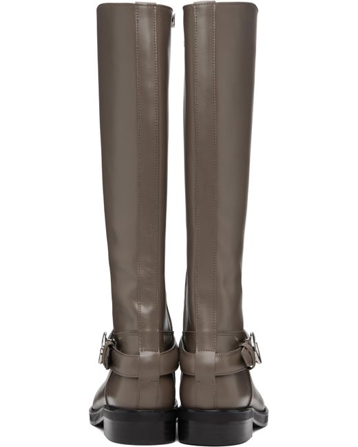 Coperni Brown Taupe Belt Cavalier Tall Boots