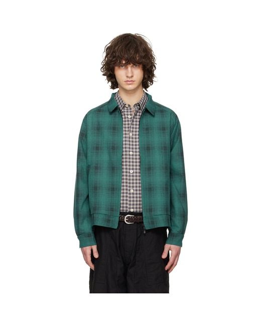 Needles Green Sport Jacket for men