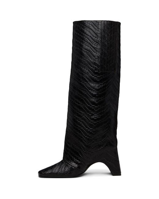 Coperni Black Bridge Tall Boots