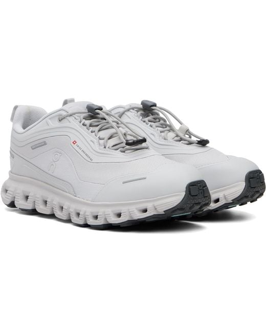 On Shoes Gray Cloud 6 Geo Waterproof Sneakers