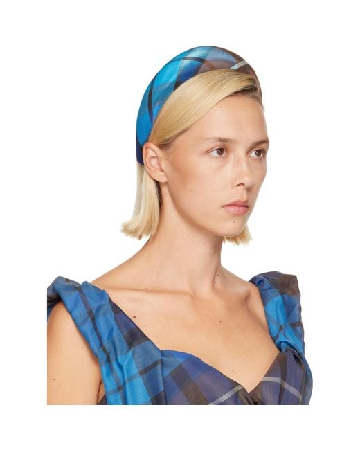 Vivienne Westwood Blue Wide Headband