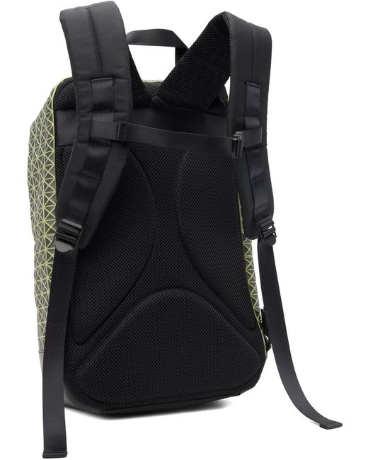 Bao Bao Issey Miyake Green & Black Liner Reflector Backpack for men