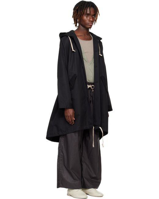 メンズ Jan Jan Van Essche ブラック O-Project Ventile ギャバジン マウンテンパーカー Black
