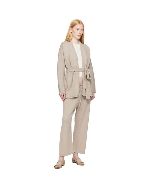 Lauren Manoogian Natural Taupe Coto Cardigan