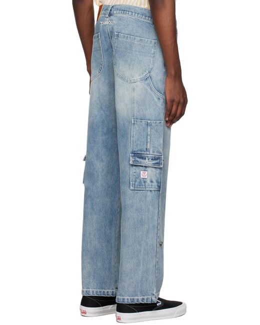 Tombogo Blue Screw Jeans for men