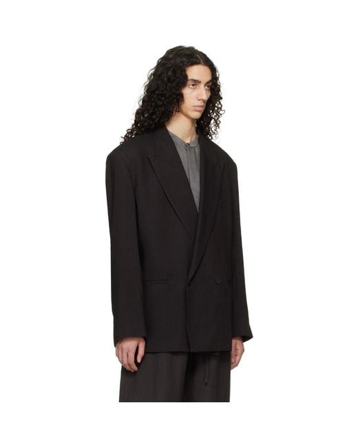 Studio Nicholson Black Daburu Blazer for men