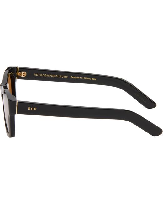 Retrosuperfuture Black Sintesi Sunglasses for men