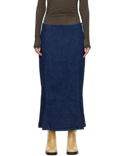 Paloma Wool Blue Indigo Emanuel Denim Maxi Skirt