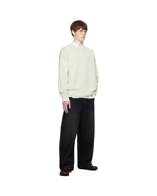 Pull Kami Gris Studio Nicholson pour homme en coloris Black