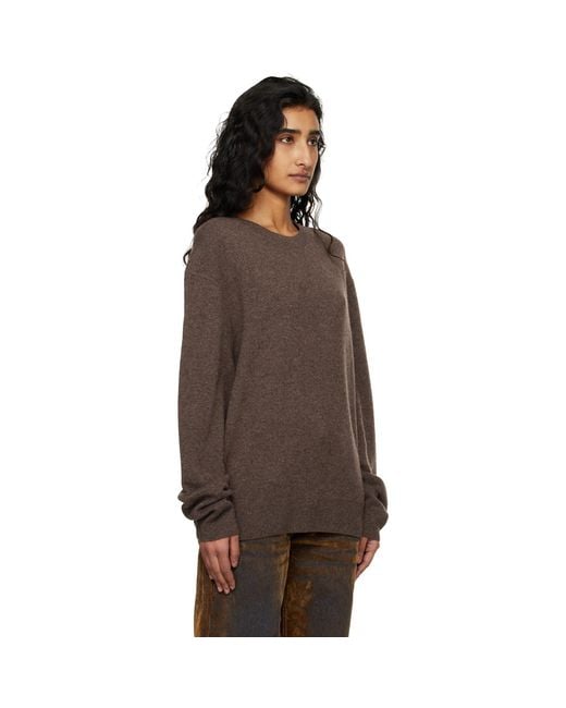 Acne Brown Cashmere Sweater