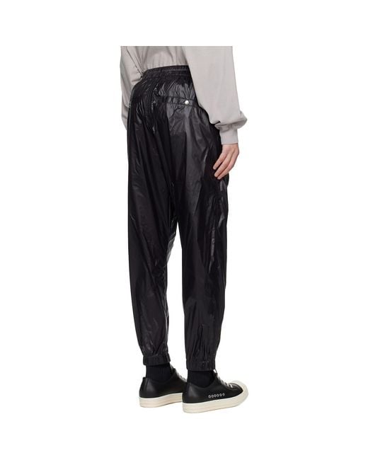 Rick Owens Black Temple Tecuatl Track Pants for men
