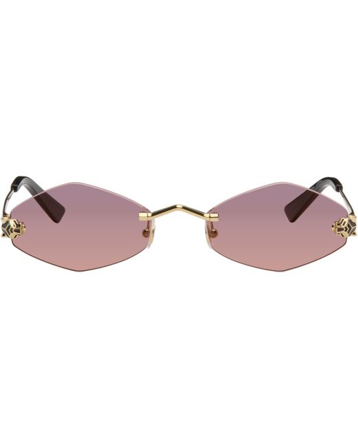 Cartier Black Panthère De Sunglasses for men