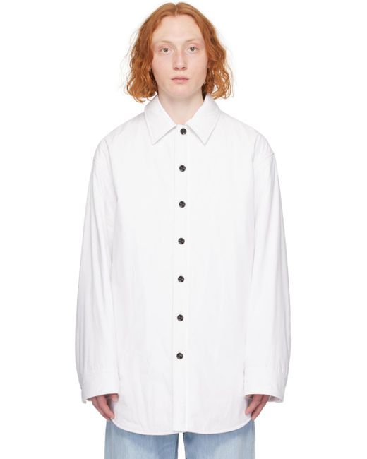 Bottega Veneta White Insulated Jacket for men