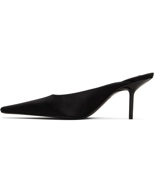 Victoria Beckham Black Sloan Stiletto Mule 75 Heels