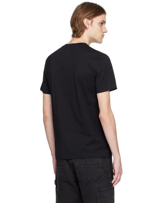 Moschino Black Studded Logo T-shirt for men